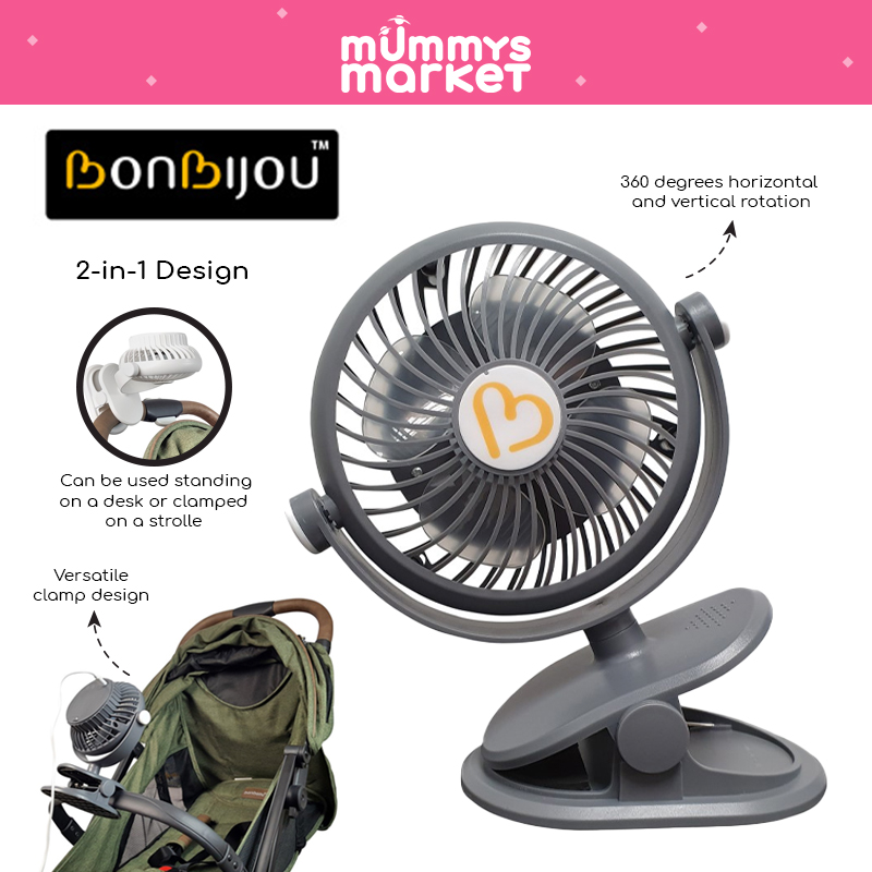 Bonbijou Clip On Fan